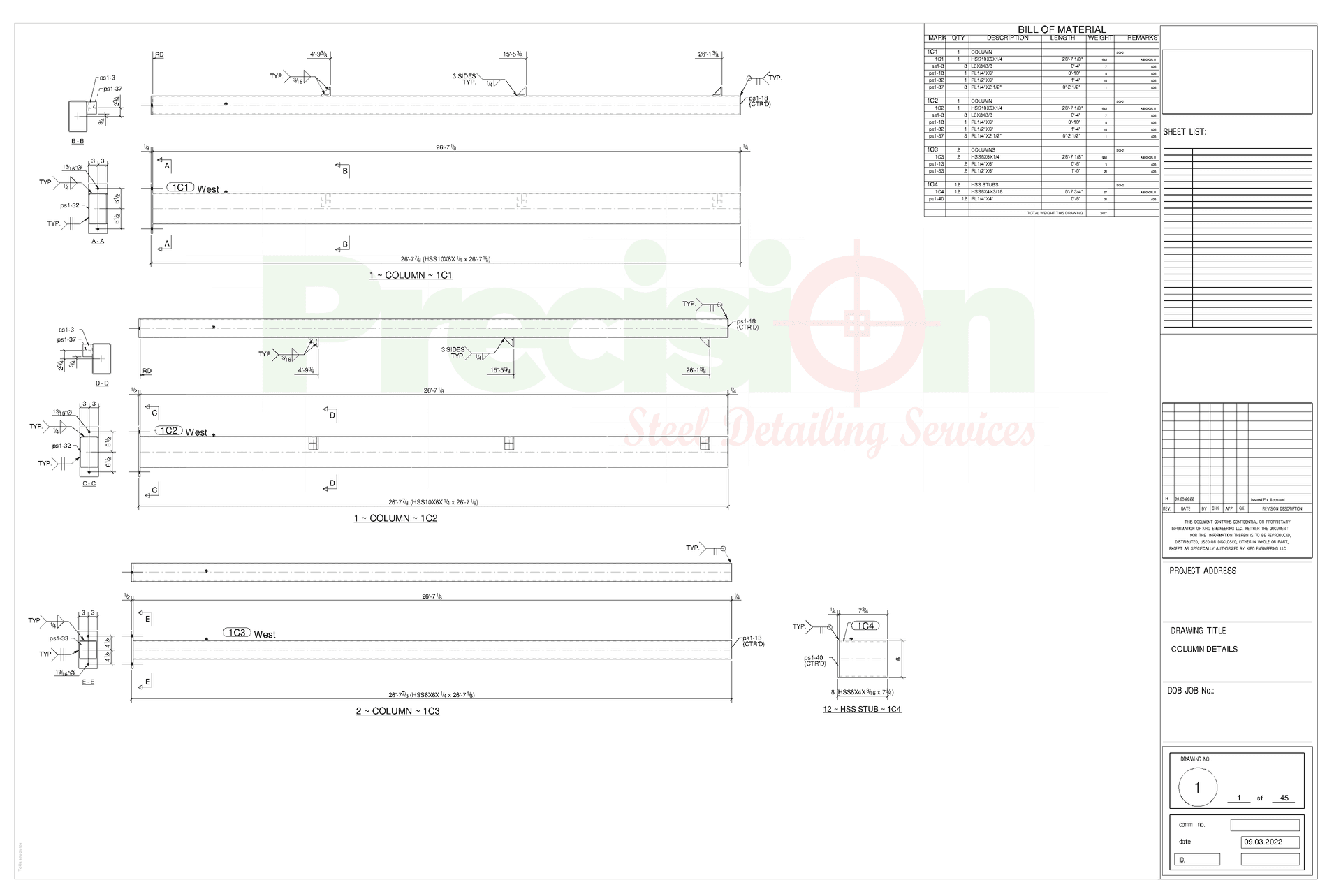 Assembly drawing 1