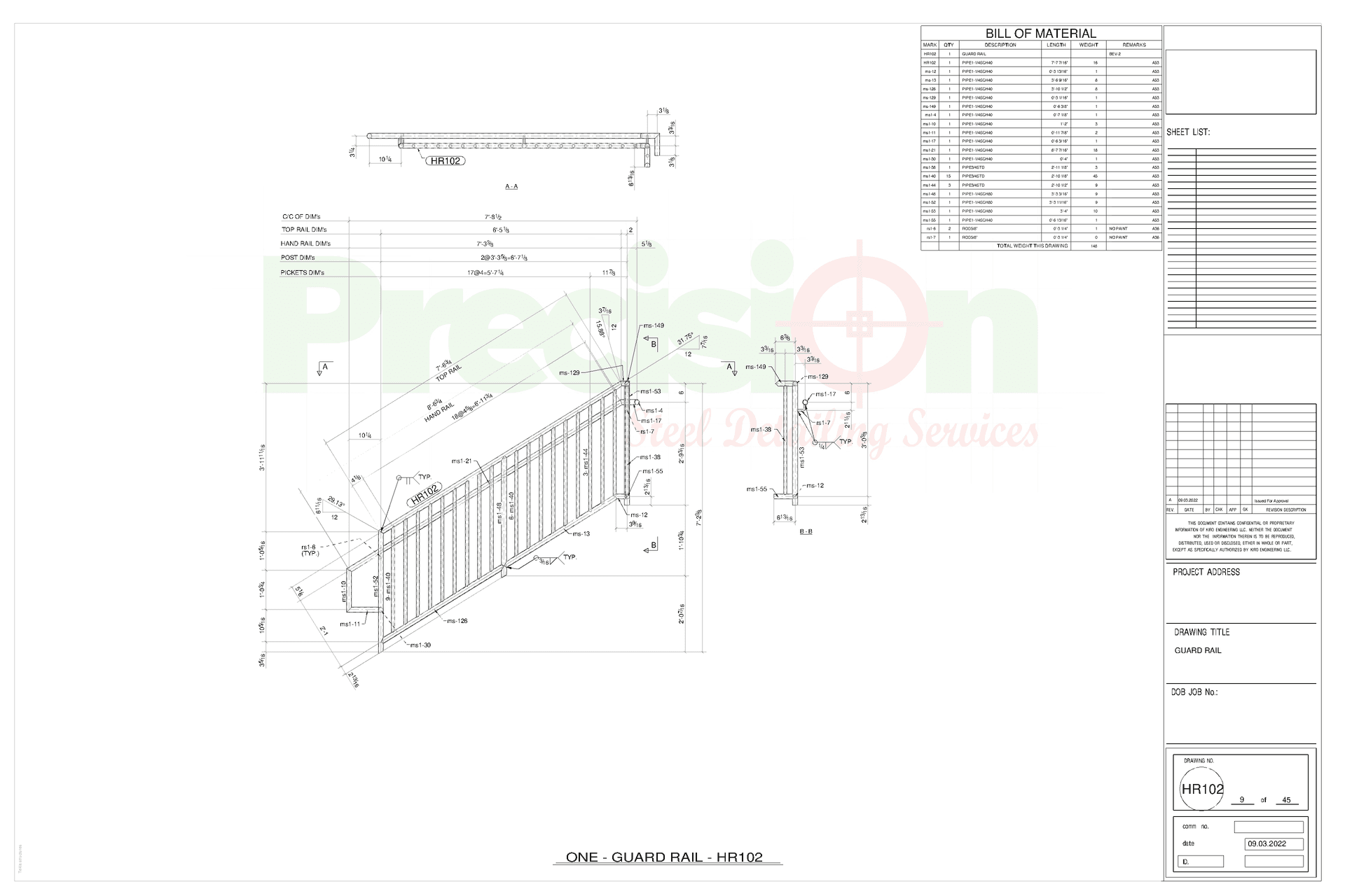 Assembly drawing 4