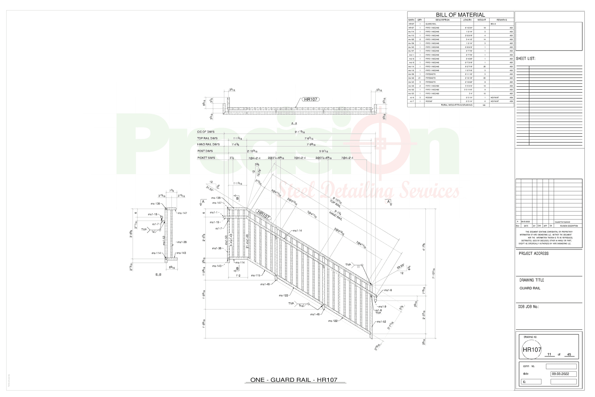Assembly drawing 6