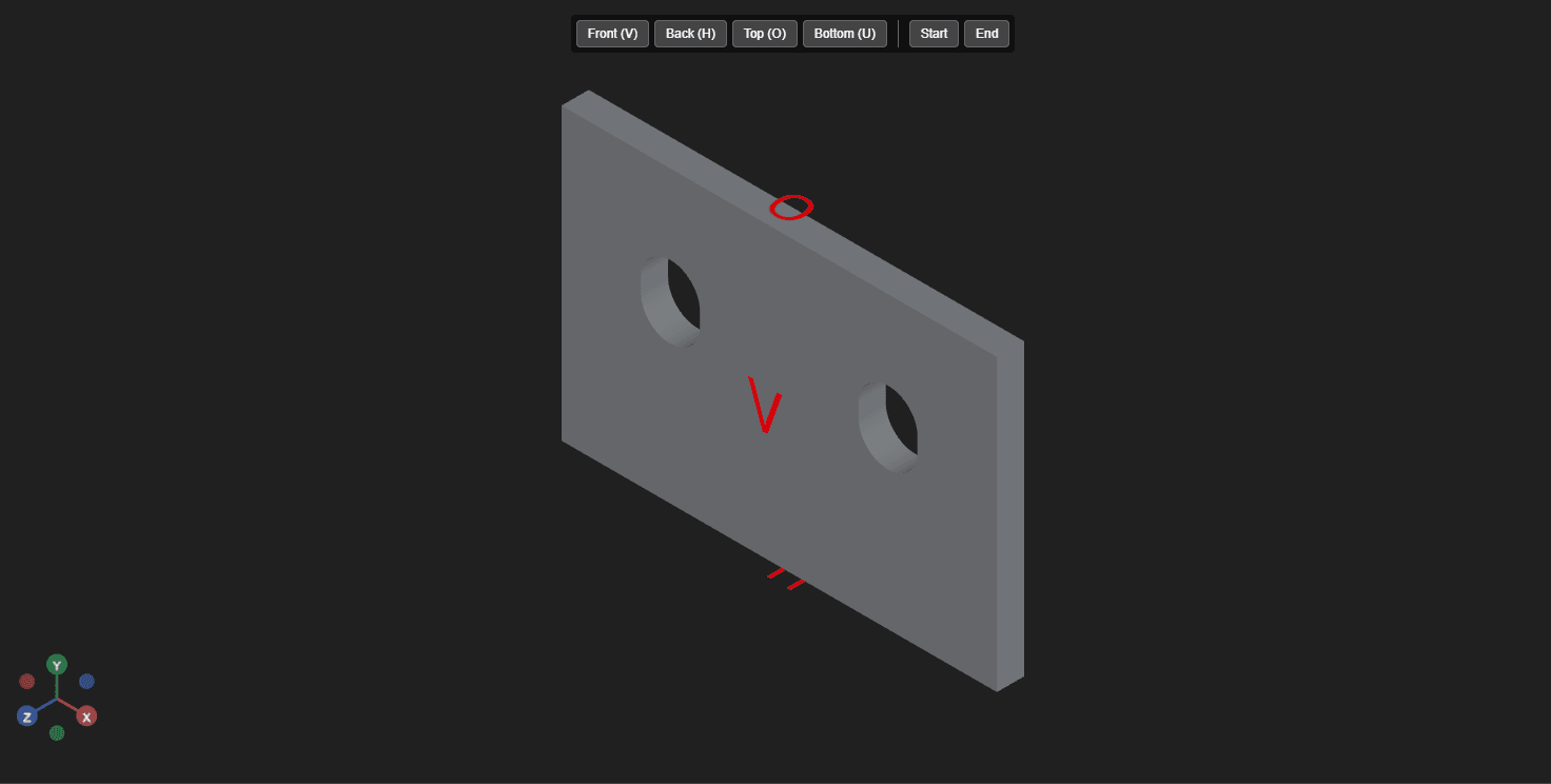 Image of a NC1 file 3d Presentation